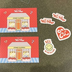 Stoney Clover Lane postcards and stickers West Village NYC!